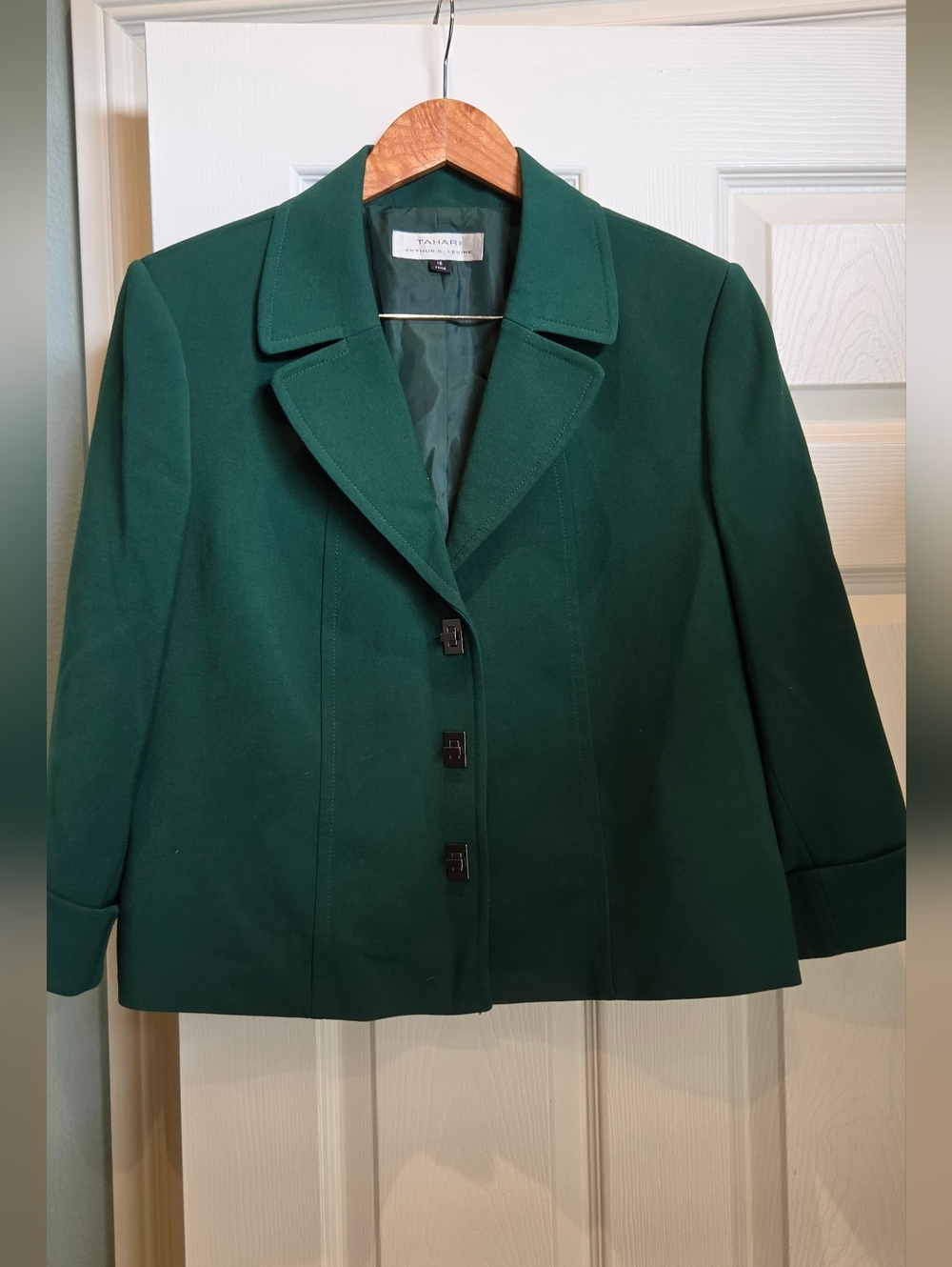 Tahari Forest Green Tailored Women's Blazer